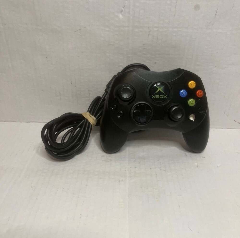 Microsoft Original Xbox Controller S Black Wired OEM